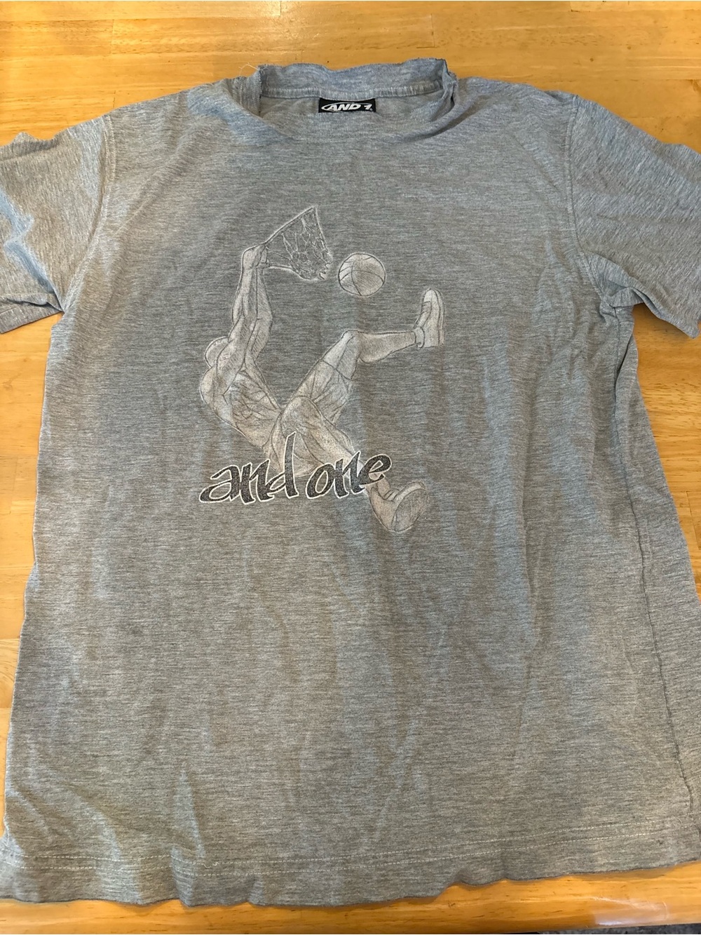 Vintage AND1 Basketball "and one" Dunk Graphic T-Shirt